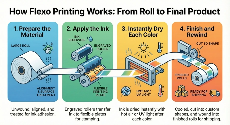 Flexographic Printing Process Explained | RAZP